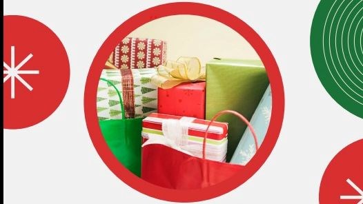 Picture of wrapped gifts for Books and Breakfast Drive Through